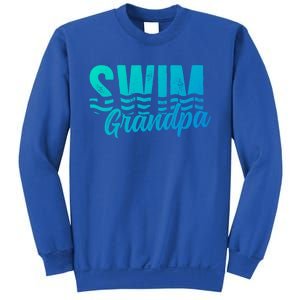 Swim Grandpa Of A Swimmer Grandfather Swimming Grandpa Gift Sweatshirt