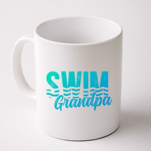 Swim Grandpa Of A Swimmer Grandfather Swimming Grandpa Gift Coffee Mug