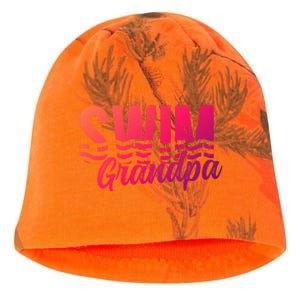 Swim Grandpa Of A Swimmer Grandfather Swimming Grandpa Gift Kati - Camo Knit Beanie