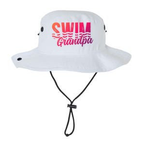 Swim Grandpa Of A Swimmer Grandfather Swimming Grandpa Gift Legacy Cool Fit Booney Bucket Hat