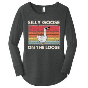 Silly Goose On The Loose Silly Goose University Women's Perfect Tri Tunic Long Sleeve Shirt