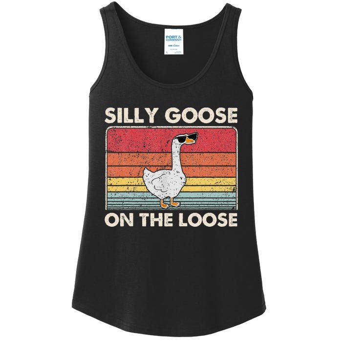 Silly Goose On The Loose Silly Goose University Ladies Essential Tank