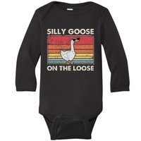 Silly Goose On The Loose Silly Goose University Baby Long Sleeve Bodysuit