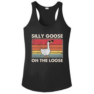 Silly Goose On The Loose Silly Goose University Ladies PosiCharge Competitor Racerback Tank