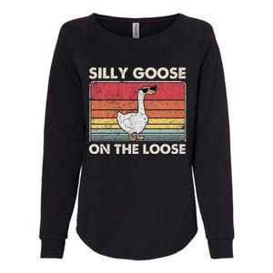 Silly Goose On The Loose Silly Goose University Womens California Wash Sweatshirt