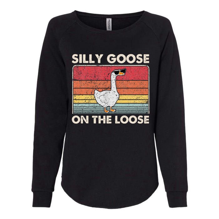 Silly Goose On The Loose Silly Goose University Womens California Wash Sweatshirt