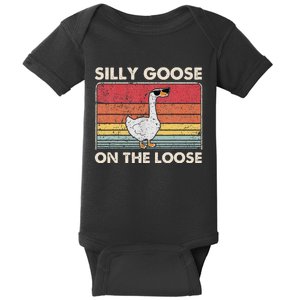 Silly Goose On The Loose Silly Goose University Baby Bodysuit