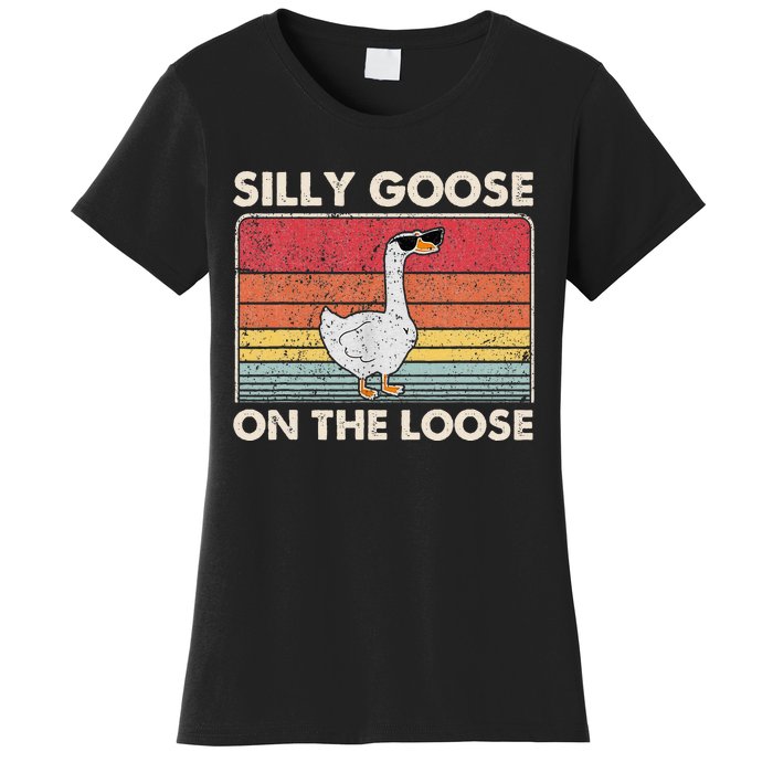 Silly Goose On The Loose Silly Goose University Women's T-Shirt