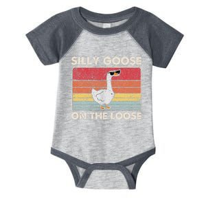 Silly Goose On The Loose Silly Goose University Infant Baby Jersey Bodysuit