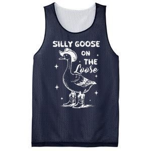 Silly Goose On The Loose Meme Funny Mesh Reversible Basketball Jersey Tank