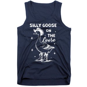 Silly Goose On The Loose Meme Funny Tank Top