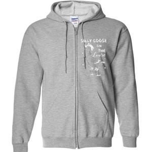 Silly Goose On The Loose Meme Funny Full Zip Hoodie