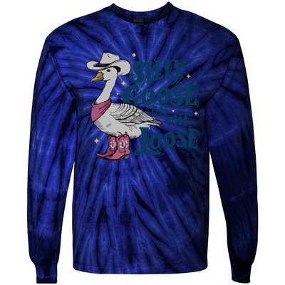 Silly Goose On The Loose Tie-Dye Long Sleeve Shirt