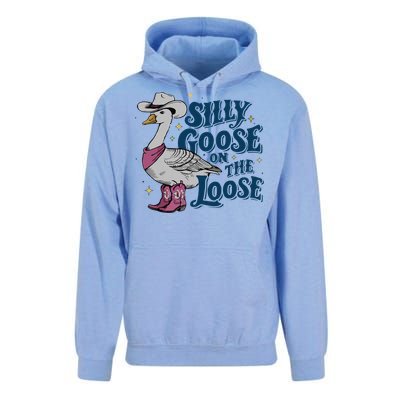 Silly Goose On The Loose Unisex Surf Hoodie