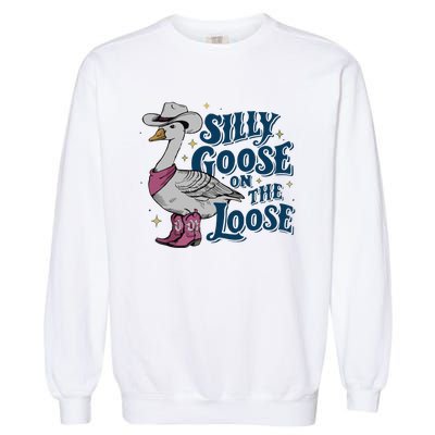 Silly Goose On The Loose Garment-Dyed Sweatshirt