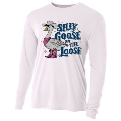 Silly Goose On The Loose Cooling Performance Long Sleeve Crew