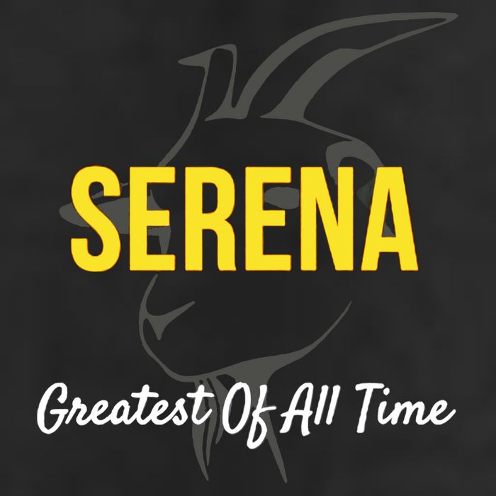 Serena Greatest Of All Time GOAT Serena Williams Professional Tennis Player 7 Panel Mesh Trucker Snapback Hat