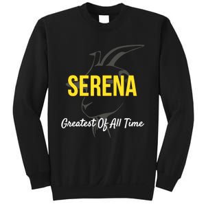 Serena Greatest Of All Time GOAT Serena Williams Professional Tennis Player Sweatshirt