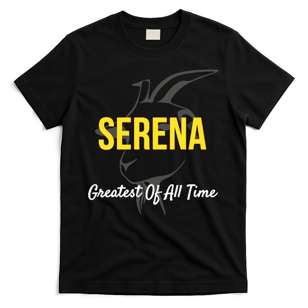 Serena Greatest Of All Time GOAT Serena Williams Professional Tennis Player T-Shirt