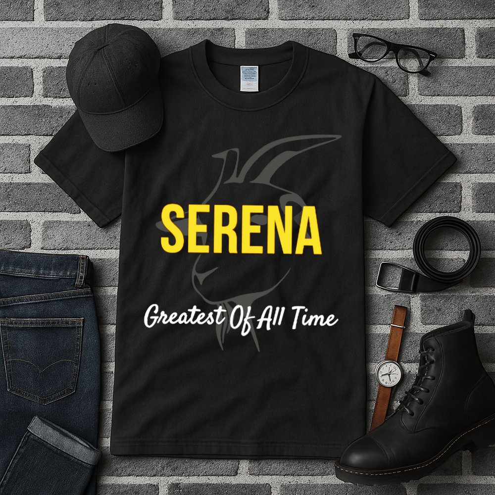 Serena Greatest Of All Time GOAT Serena Williams Professional Tennis Player Tall T-Shirt
