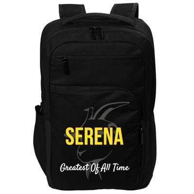 Serena Greatest Of All Time GOAT Serena Williams Professional Tennis Player Impact Tech Backpack