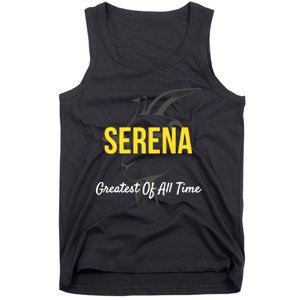 Serena Greatest Of All Time GOAT Serena Williams Professional Tennis Player Tank Top