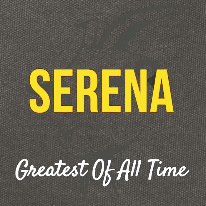 Serena Greatest Of All Time GOAT Serena Williams Professional Tennis Player Cotton Canvas Backpack