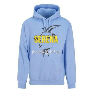 Serena Greatest Of All Time GOAT Serena Williams Professional Tennis Player Unisex Surf Hoodie