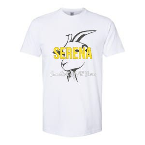 Serena Greatest Of All Time GOAT Serena Williams Professional Tennis Player Softstyle CVC T-Shirt