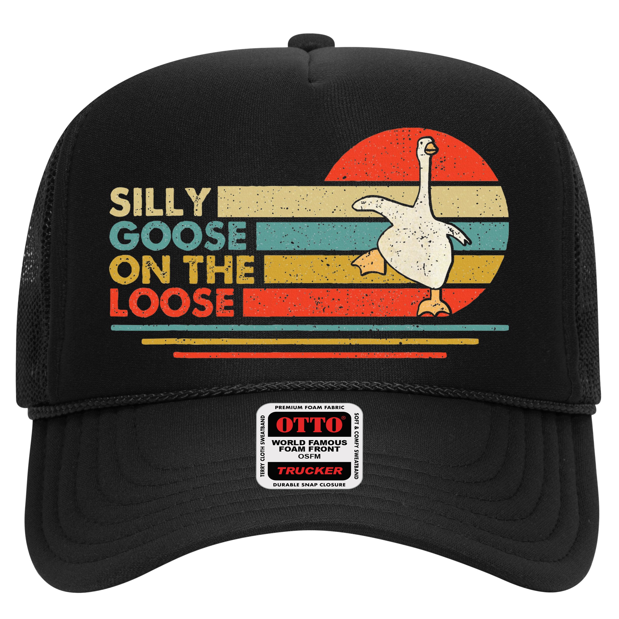 Silly Goose On The Loose Funny Silly Goose Honk University Hat