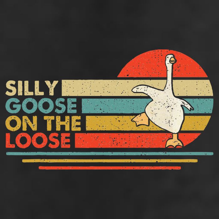 Silly Goose On The Loose Funny Silly Goose Honk University Hat
