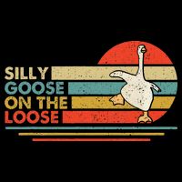 Silly Goose On The Loose Funny Silly Goose Honk University Womens T-Shirt