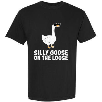 Silly Goose On The Loose Garment-Dyed Heavyweight T-Shirt