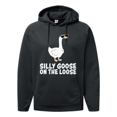 Silly Goose On The Loose Performance Fleece Hoodie