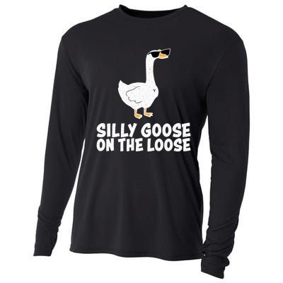 Silly Goose On The Loose Cooling Performance Long Sleeve Crew