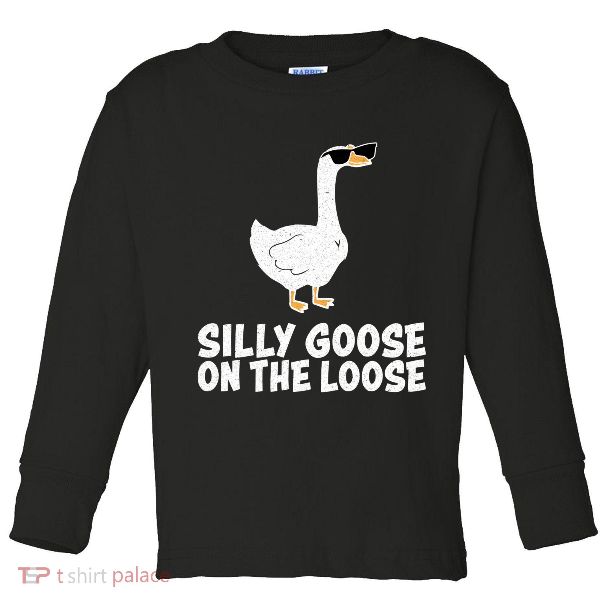 Silly Goose On The Loose Toddler Long Sleeve Shirt