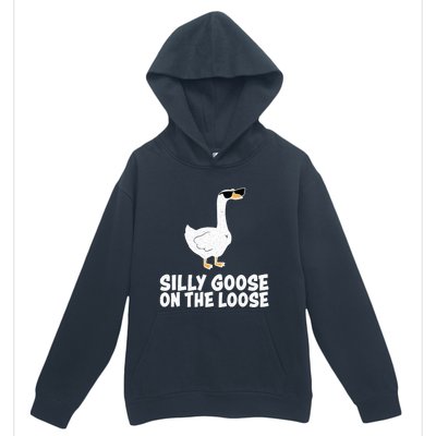 Silly Goose On The Loose Urban Pullover Hoodie