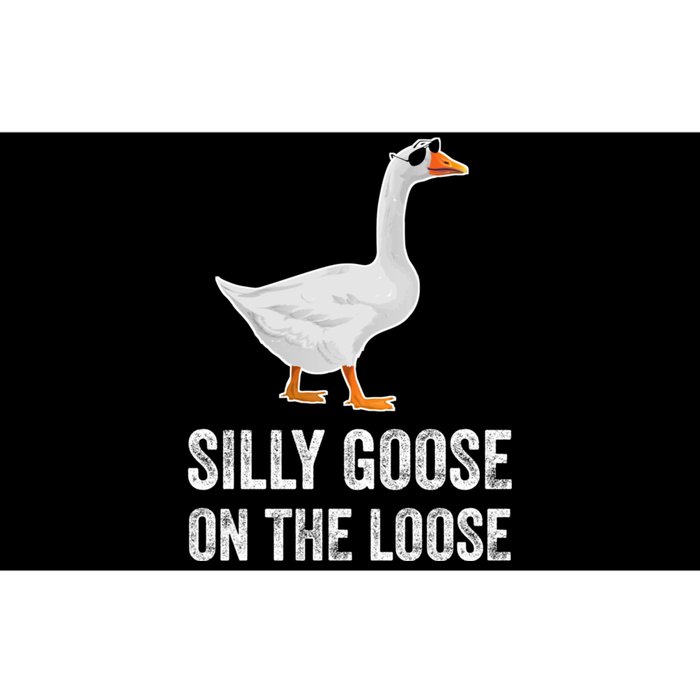 Silly Goose On The Loose Funny Goose Bumper Sticker