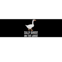 Silly Goose On The Loose Funny Goose Bumper Sticker