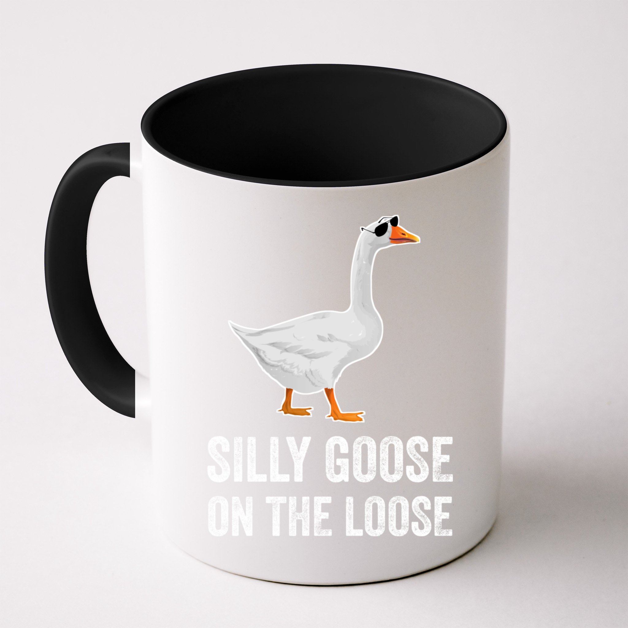 Silly Goose On The Loose Funny Goose Mug