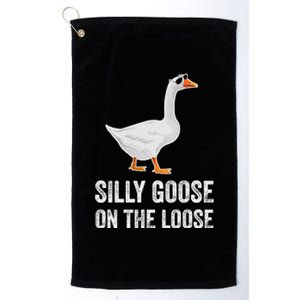 Silly Goose On The Loose Funny Goose Platinum Collection Golf Towel