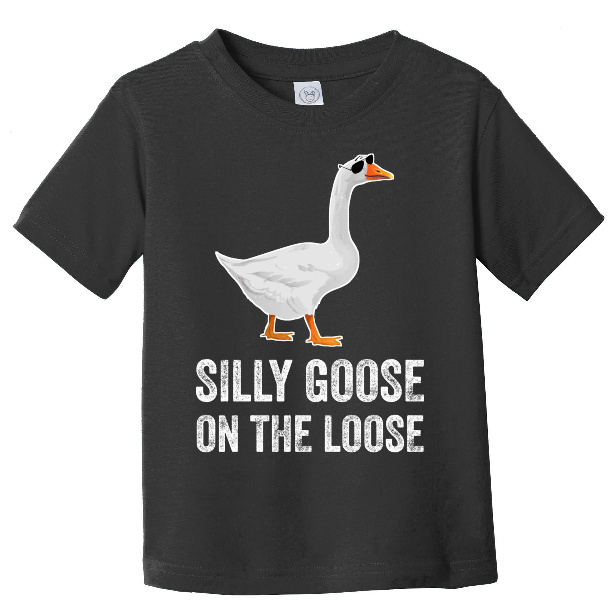 Silly Goose On The Loose Funny Goose Toddler T-Shirt