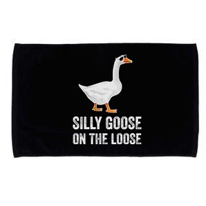 Silly Goose On The Loose Funny Goose Microfiber Hand Towel