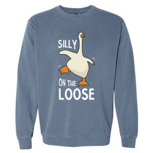 Silly Goose On The Loose Garment-Dyed Sweatshirt