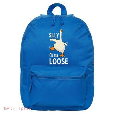 Silly Goose On The Loose 16 in Basic Backpack