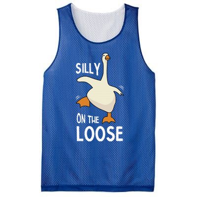 Silly Goose On The Loose Mesh Reversible Basketball Jersey Tank