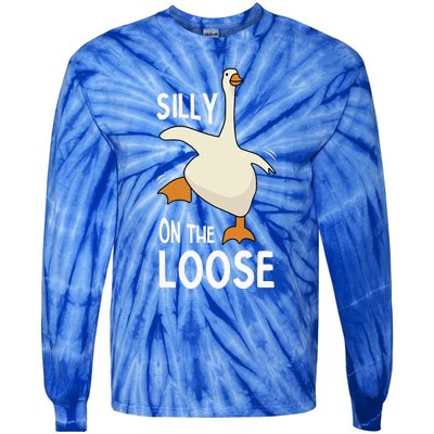 Silly Goose On The Loose Tie-Dye Long Sleeve Shirt