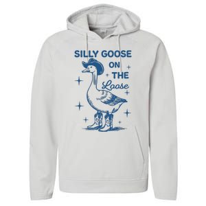 Silly Goose On The Loose Performance Fleece Hoodie