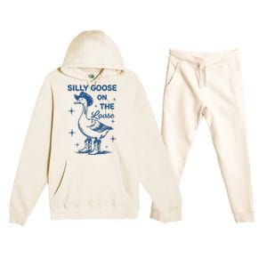 Silly Goose On The Loose Premium Hooded Sweatsuit Set