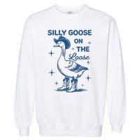 Silly Goose On The Loose Garment-Dyed Sweatshirt